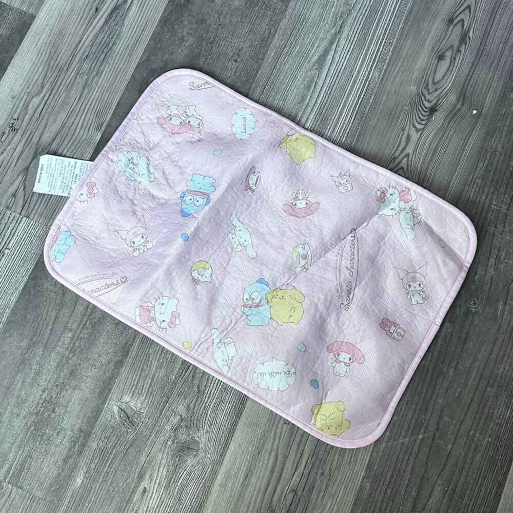 sanrio and friends pink cooling mat